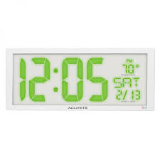led 14 5 oversized clock with indoor