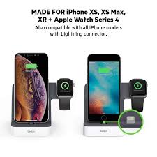 Check out our apple watch dock selection for the very best in unique or custom, handmade pieces from our docking stations shops. Belkin 2 In 1 Iphone Apple Watch Charging Dock Black Exotique