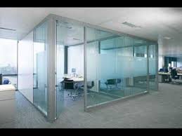 Office Partitions And Doors With Blinds