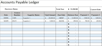 Accounts Payable And Receivable Template Excel Accounts Payable