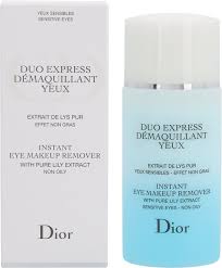 dior instant eye makeup remover 125