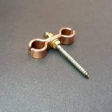 Copper Wall Pipe Brackets For 15mm