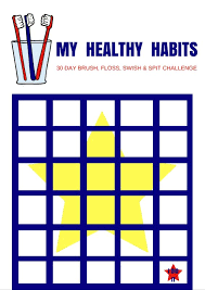 Healthy Habits Challenge And Free Printable Sticker Chart
