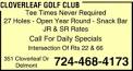 Cloverleaf Golf Club in Delmont, Pennsylvania | foretee.com