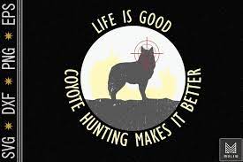 coyote hunting gifts for hunter graphic