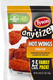 how to cook tyson anytizer wings in the