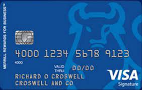 Merrill lynch was founded in 1914 and is headquartered in new york city. Merrill Rewards For Business Visa Signature Card Review 1x Unlimited Points Bank Checking Savings
