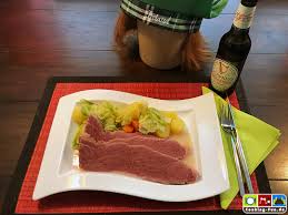 The corn in corned beef actually. Corned Beef And Cabbage Cooking Fun