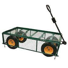 rhyas heavy duty garden trolley cart 4