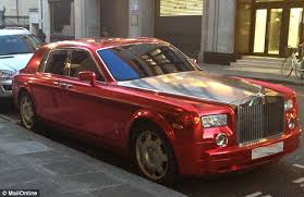 Rolls Royce Seen In Upmarket Kensington With A Very Garish