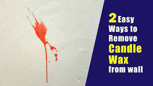 how to remove candle wax from wall 2