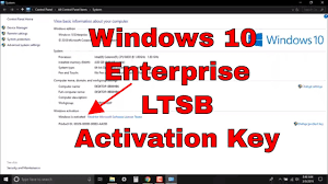You can use cmd to activate windows 10 enterprise. Windows 10 Enterprise Ltsb Activation Key Youtube