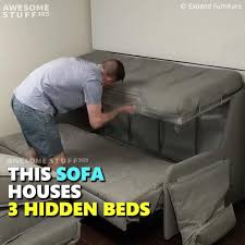 This Handy Transforming Sofa Bunk Bed