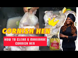 marinade a whole cornish hen