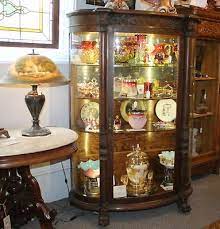 This Is An Oak China Cabinet In Very
