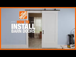 How To Install Barn Doors The Home Depot
