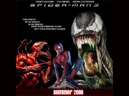 It was directed by sam raimi from a screenplay by raimi, his older brother ivan and alvin sargent. Daily Raimi Spider Man On Twitter Hilariously Bad Spider Man 3 2007 Fan Poster Based Entirely On Speculation At The Time