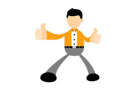 Wanna learn svg & animation deeply? Businessman Worker Thumb Up Cartoon Graphic By Ardwork Creative Fabrica