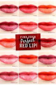 red lip for your skin tone