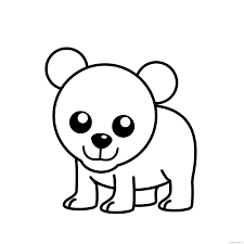 Polar bear coloring sheets and pictures. Bear Coloring Pages Bear Sevencoloringpng Printable Coloring4free Coloring4free Com