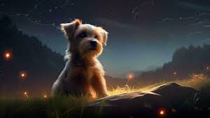 cute dog puppy ilration background