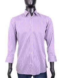 Details About Ted Baker Mens Shirt Tailored Stripes Purple L