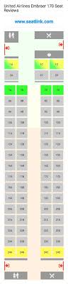 United Airlines Embraer 170 Seating Chart Updated December