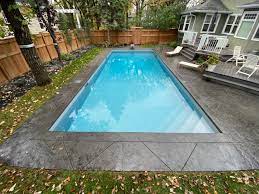 modern rectangle inground pool prestige
