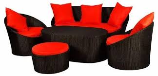 Universal Furniture Black Patio Sofa