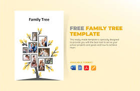 family tree template in google docs