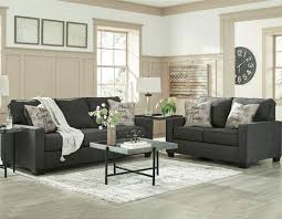 lucina charcoal sofa and love seat