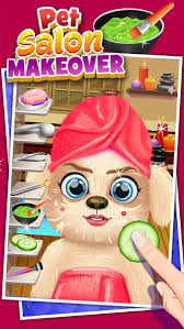 pet salon makeup games for kids