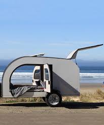 tiny teardrop trailer fits a queen size