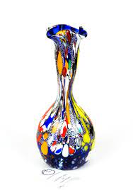 quatrefoil murano glass vase fantasy