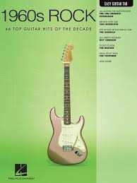 1960s rock for easy guitar tab sheet