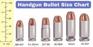 hand bullet size chart what sizes