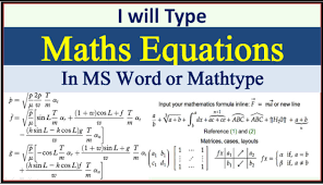 Equation Editor Or Ms Word By Ashfa778