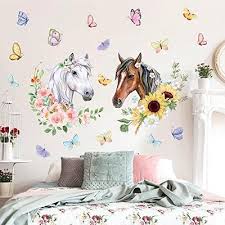 Horses Wall Decals Farm Animal Stickers