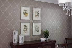 Stenciled Wall Decor Fix