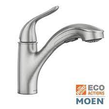 moen brecklyn single handle pull out