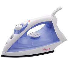 blue and white ramtons steam iron rm