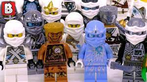 Every LEGO Zane Ninjago Minifigure Ever Made!!! - YouTube