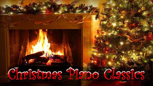 Perhaps the best yule log you could possibly tune into is the outlander yule log that is part of the 25 days of #outlanderofferings. Christmas Piano Music With Decorated Crackling Fireplace Youtube