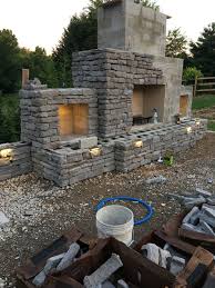 outdoor fireplace kits your diy
