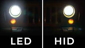 upgrade halogen headlights led vs hid
