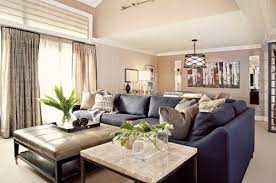 living room centered around navy indigo
