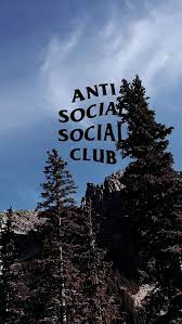 anti social social club blue