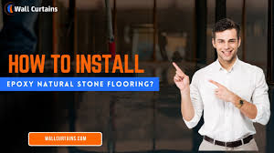 how to install epoxy natural stone