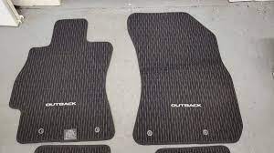 subaru outback black carpet floor mats