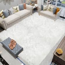 latepis sheepskin faux furry white cozy rugs 8 ft x 10 ft area rug